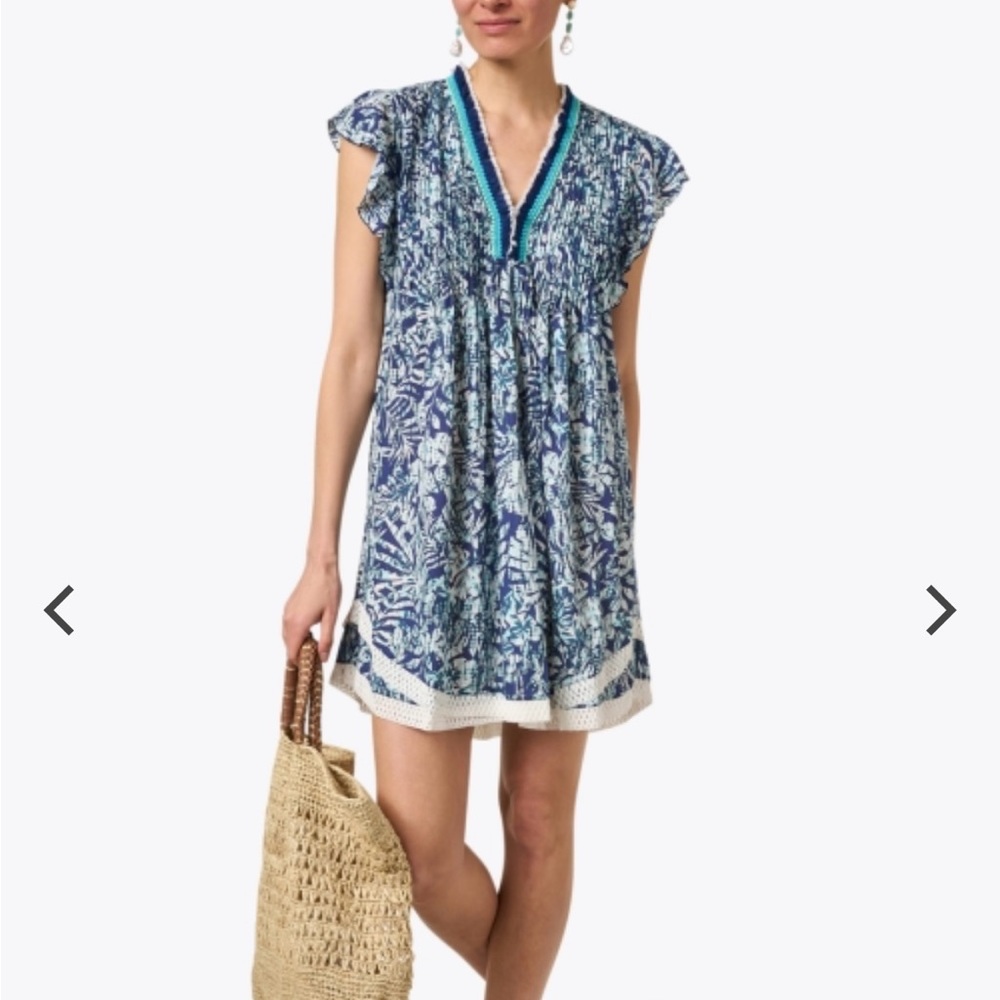 New Poupette St Barth Printed Mini Dress (XS)